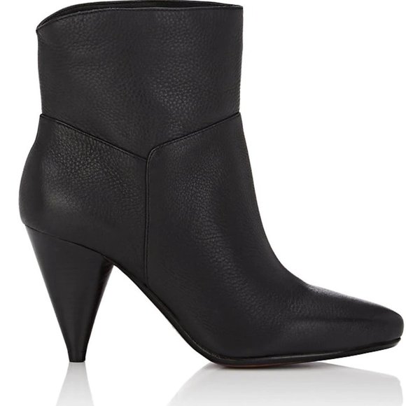 10 Crosby Derek Lam Black Dannie Cone Heel NIB 10 - Picture 2 of 3